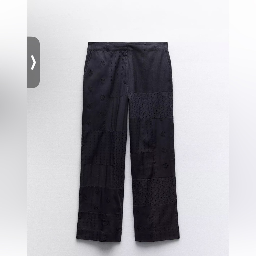 NWT Embroidered Cotton Pants